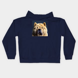 Rusty, chow chow dog Kids Hoodie